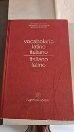 Vocabolario latino-italiano italiano-latino