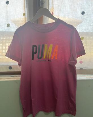 maglietta rosa della puma