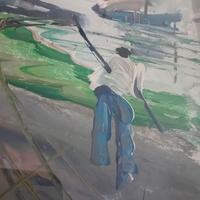 Mino Argento-Dipinto Olio su Tela  cm.40X30