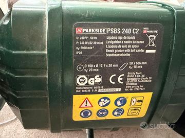 Levigatrice da banco a nastro con mola  Parkside