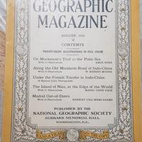 National Geographic Magazine agosto 1931