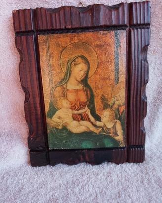Icona  sacra con Madonna 