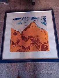 serigrafia  di Mario Schifano 