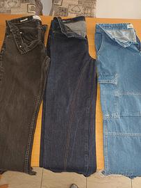 n.3 Jeans lunghi ragazzo tg. eur 40