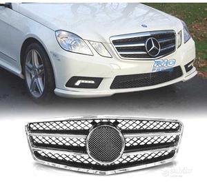 GRIGLIA MERCEDES CLASSE E W212 CROMO NERO 09- LOOK