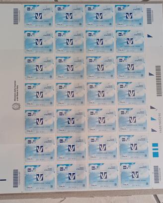 Francobollo ordinario RAI 2024 (foglio da 28 )