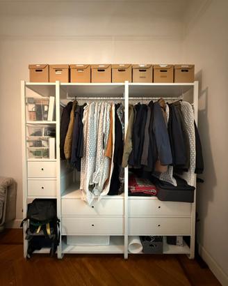 Scaffale guardaroba IKEA ELVARLI bianco