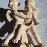 Putti Angeli EROS ET ANTEROS firmata Gino Ruggeri