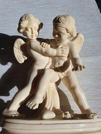 Putti Angeli EROS ET ANTEROS firmata Gino Ruggeri