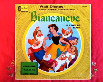 Disco LP Biancaneve colonna sonora Disney