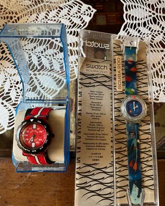 Reg.alo Orologi Swatch Scuba 200 + VHS + Omaggi
