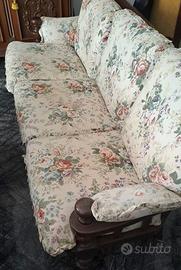 Divano 3 posti in legno