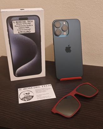 iPhone 15 Pro max 256gb 🔋100% (ritiro l'usato)