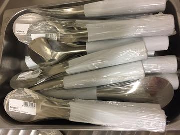 Palette spatole gelato in acciaio