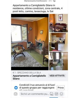 Appartamento a Camigliatello in residence