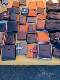 stock lotto cinte e portafoglio 