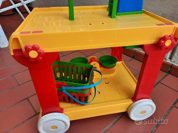 gioco "bancarella mercato" per bambini.