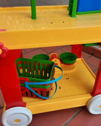 gioco "bancarella mercato" per bambini.
