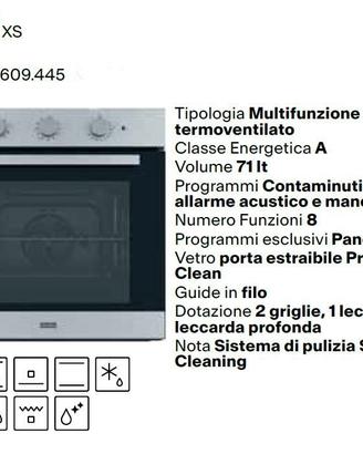 FORNO FRANKE INOX FSL82HXS NUOVO IMBALLATO