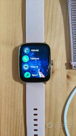 Smartwatch Donna Uomo Chiamate e Whatsapp, 1.85" /