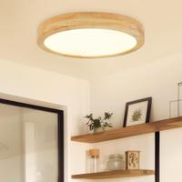 Lampada da Soffitto in Legno LED   24W – Ø30cm