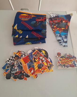 Decorazioni compleanni Blaze e le Mega macchine