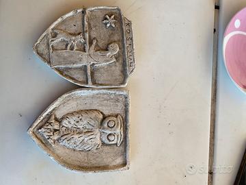 Quadretti con san fracesco e gufo