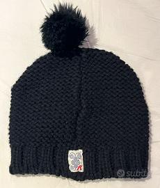 Cappello Replay caldo con logo e pon pon