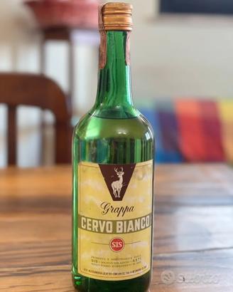 Grappa Cervo bianco vintage