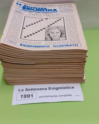 LA SETTIMANA ENIGMISTICA, anno 1991, parzialmente