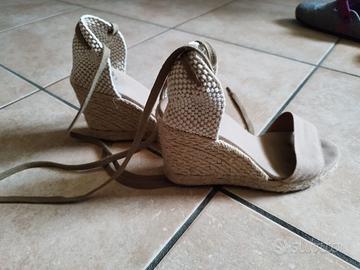 Espadrillas con zeppa n.35