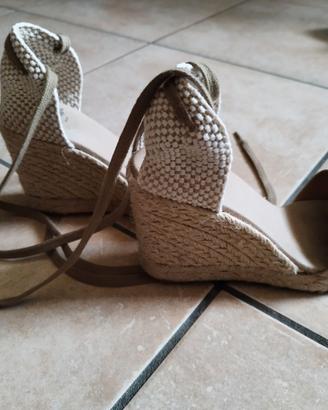 Espadrillas con zeppa n.35
