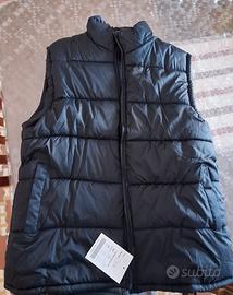Gilet imbottito smanicato nero. Taglia XXXL