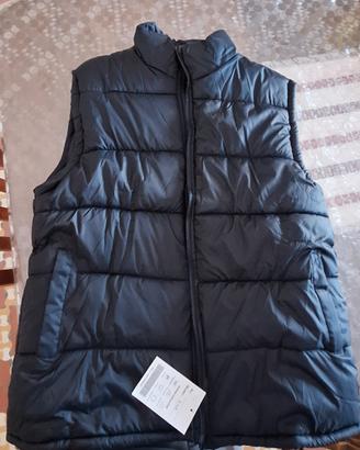 Gilet imbottito smanicato nero. Taglia XXXL