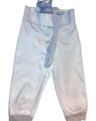 Pantaloni scherma FWF FIE 800N con bretelle