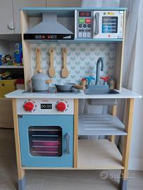 cucina gioco per bambini in legno