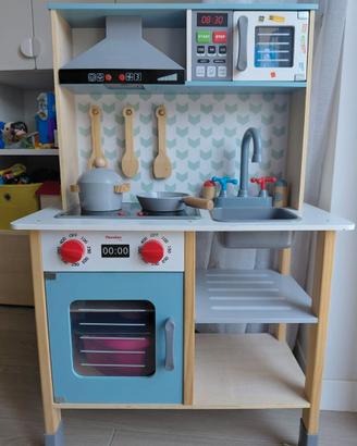 cucina gioco per bambini in legno