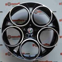 4 cerchi lega alfa romeo giulietta r19 lt4002