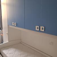 Letto con Armadio a Ponte