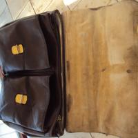 Borsa documenti vintage tramontano