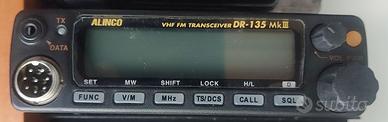 alinco DR135 veicolare VHF con digipeter aprs