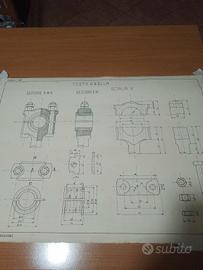 disegno tecnico vintage 