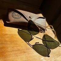 Ray-Ban RB Gold / Black – Occhiali da sole vintage