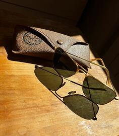 Ray-Ban RB Gold / Black – Occhiali da sole vintage