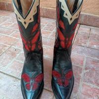 Stivali western in vera pelle n.37