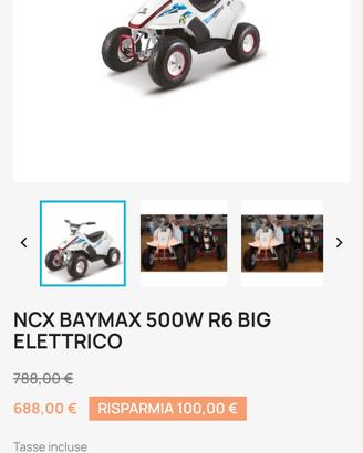quad elettrico 36v 