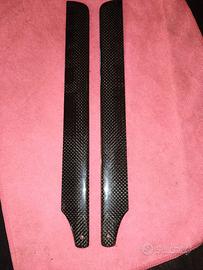 Pale in carbonio elicottero classe 300 mm