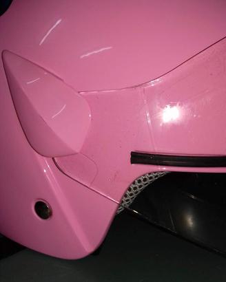 casco rosa XXXS