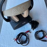 Cuffia AKG wireless con base di ricarica vintage