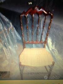 sedie e oggetti da tavola